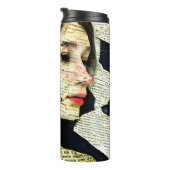 Pretty Woman Art Collage Thermosbeker (Geroteerd rechts)