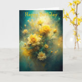 Pretty Yellow Flowers  Kaart (Gele Bloem)