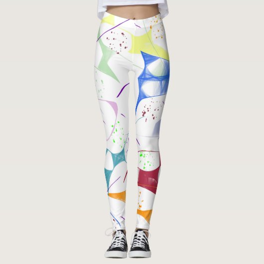 Pretvormen en spatjes leggings (Voorkant)