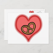 pretzel briefkaart (Voorkant / Achterkant)