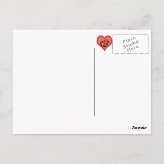 pretzel briefkaart (Achterkant)