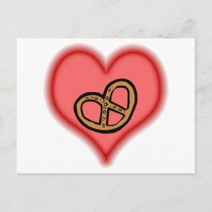pretzel briefkaart