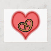 pretzel briefkaart (Voorkant)