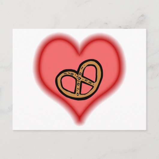 pretzel briefkaart (Voorkant)