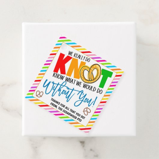 Pretzel cadeau Label (In situ)