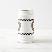 Pretzel Ceramic Stein Bierpul (Center)