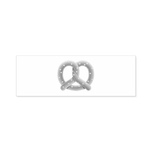 Pretzel - Emoji Zelfinktende Stempel (Design)
