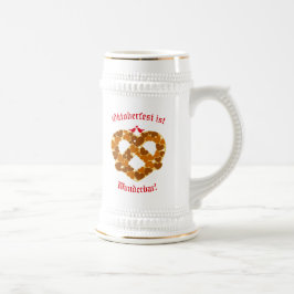Pretzel hart Oktoberfest Bierpul