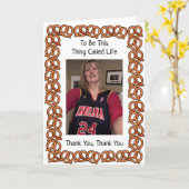 Pretzel Kaart voor Deb's pensioen (Gele Bloem)