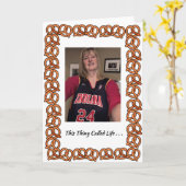 Pretzel Kaart voor Deb's Retirement Edition 2 (Gele Bloem)