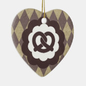 pretzel keramisch ornament (Rechts)