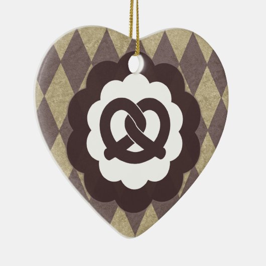 pretzel keramisch ornament (Rechts)