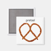 Pretzel-koelkast Magnet (Voorkant / Achterkant)