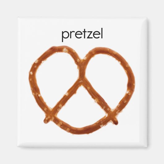 Pretzel-koelkast Magnet (Voorkant)