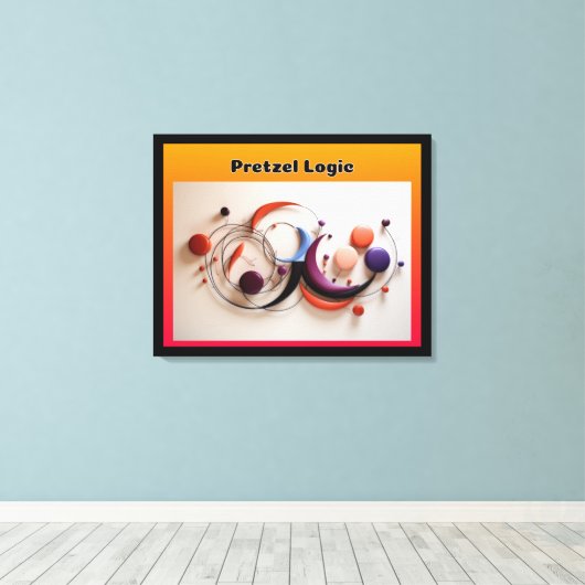 Pretzel Logic Canvas Afdruk (Insitu (Houten vloer))