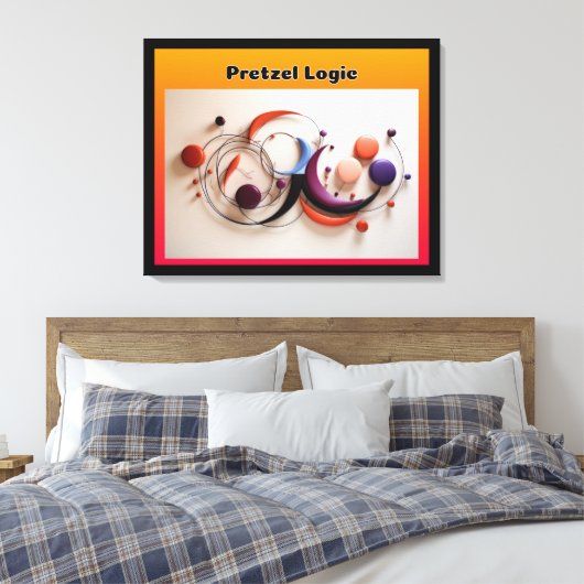 Pretzel Logic Canvas Afdruk (Insitu (Slaapkamer))