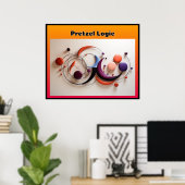 Pretzel Logic Poster (Thuiskantoor)