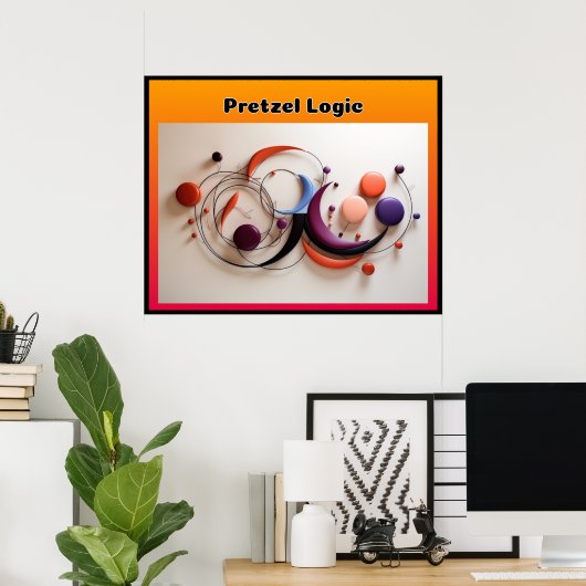 Pretzel Logic Poster (Thuiskantoor)