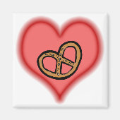 pretzel magneet (Voorkant)