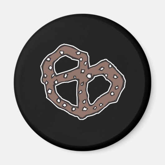 pretzel magneet (Voorkant)