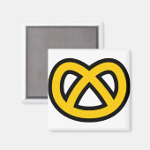 Pretzel Magneet (Voorkant / Achterkant)