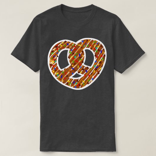 Pretzel met de tegenstanders Funny Pretzel Day Kin T-shirt (Design voorkant)