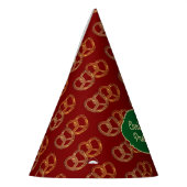 Pretzel Motief, Holly: Kerstkleuren aangepast Feesthoedjes (Links)