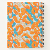 Pretzel Mozaïek Kleurrijk Gepersonaliseerd Patroon Notitieboek (Achterkant)