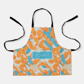 Pretzel Mozaïek Kleurrijk Gepersonaliseerd Patroon Schort (Voorkant)