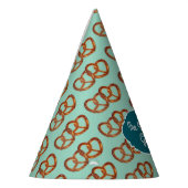Pretzel Party Snack Theme - Elke kleur, eigen teks Feesthoedjes (Links)