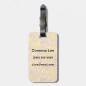 Pretzel Pattern Bagagelabel (Achterkant verticaal)