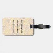 Pretzel Pattern Bagagelabel (Achterkant horizontaal)