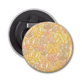 Pretzel Pattern Button Flesopener (Voorkant)