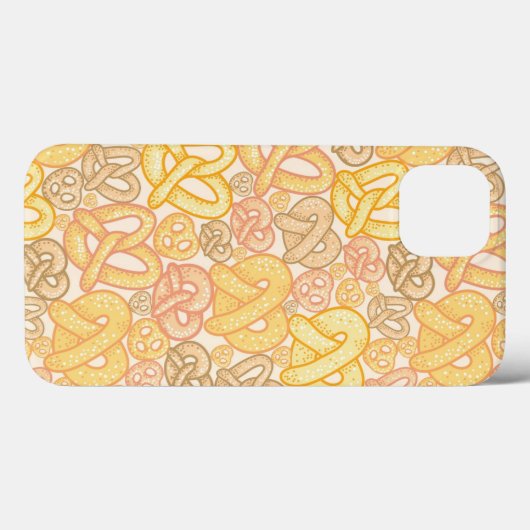 Pretzel Pattern Case-Mate iPhone Case (Achterkant (horizontaal))