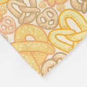 Pretzel Pattern Fleece Deken (Hoek)