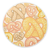 Pretzel Pattern Keramische Knop (Voorkant)