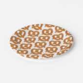 Pretzel Pattern Papieren Bordje (Gekanteld)