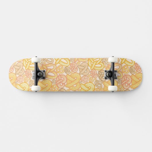 Pretzel Pattern Persoonlijk Skateboard (Horizontaal)