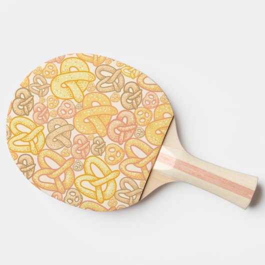Pretzel Pattern Tafeltennisbatje (Zijkant)