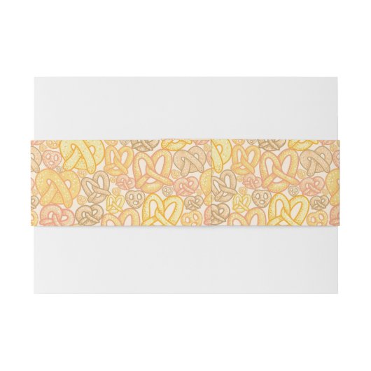 Pretzel Pattern Uitnodigingen Wikkel (Achterkant Voorbeeld)