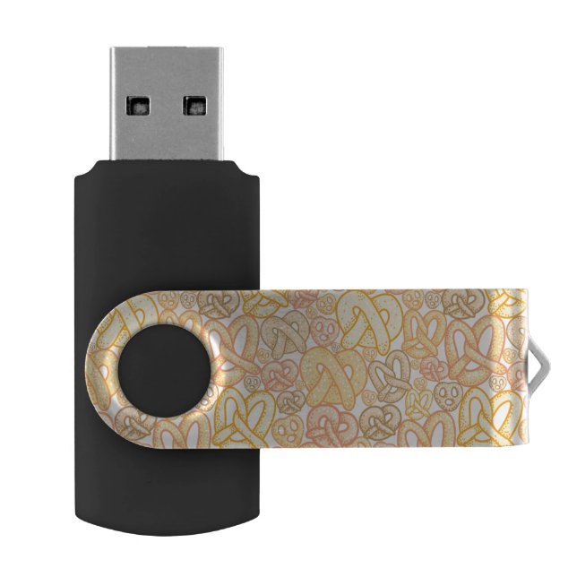 Pretzel Pattern USB Stick (Geopend)