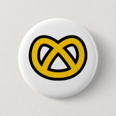 Pretzel Ronde Button 5,7 Cm (Voorkant)