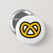 Pretzel Ronde Button 5,7 Cm (Voorkant /achterkant)
