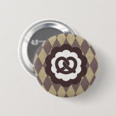pretzel  ronde button 5,7 cm (Voorkant /achterkant)