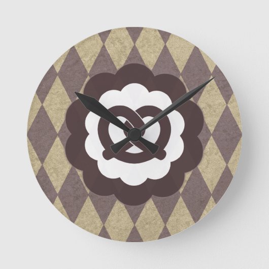 pretzel  ronde klok (Voorkant)