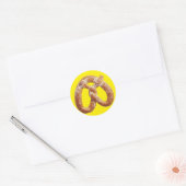 Pretzel Ronde Sticker (Envelop)