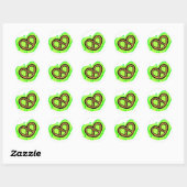 Pretzel Ronde Sticker (Vel)