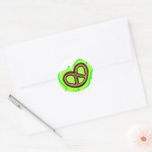 Pretzel Ronde Sticker (Envelop)