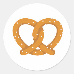 Pretzel Ronde Sticker