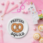Pretzel Squad Grappig Oktoberfest Pretzel Lover Ge Papieren Bordje (Feest)